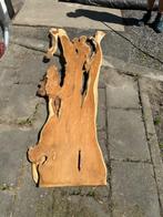 boomstam planken 3 stuks +/- 4 cm dik, Doe-het-zelf en Verbouw, Hout en Planken, Ophalen, 25 tot 50 mm, Zo goed als nieuw, Plank