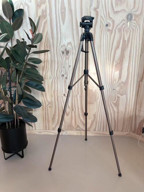 Hama Statief Star 63 - Tripod, Audio, Tv en Foto, Fotografie | Statieven en Balhoofden, Gebruikt, Driepoot, 150 tot 175 cm, Met balhoofd