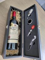 WIJNKIST + WINE TOOLS + WIJN SAINT-EMILION 2005 - COLL. ITEM, Frankrijk, Nieuw, Ophalen of Verzenden, Rode wijn
