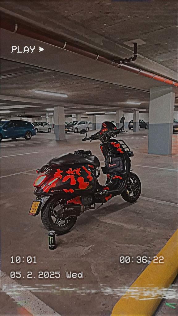 Vespa Sprint 80cc full malossi WOKMELDING 2018 met kickstart, Fietsen en Brommers, Brommers | Vespa, Gebruikt, Ophalen