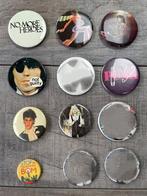 Vintage punk buttons, pins uit de jaren 70., Verzamelen, Ophalen of Verzenden, Gebruikt