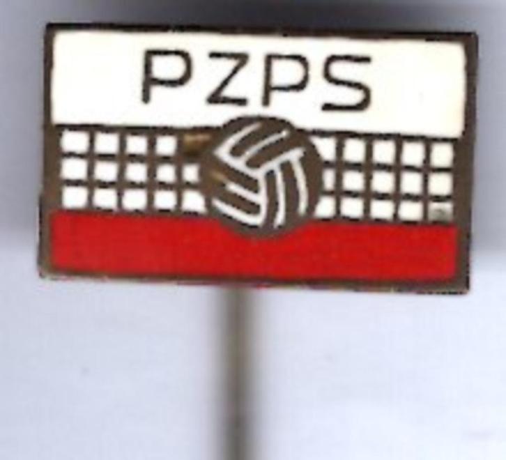PZPS Poolse volleybal bond koper speldje ( Y_054 ), Verzamelen, Speldjes, Pins en Buttons, Zo goed als nieuw, Speldje of Pin, Sport
