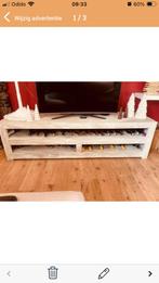 Tv kast in white wash steigerhout, Ophalen of Verzenden, 25 tot 50 cm, Minder dan 100 cm