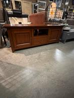 Houten TV-meubel / Dressoir, Ophalen, Gebruikt, 150 tot 200 cm, Eikenhout