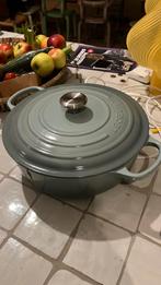 Creuset deksel 30cm, Ophalen, Zo goed als nieuw, Gietijzer, Koekenpan of Braadpan