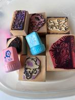 Set stempels dierenafbeeldingen, Hobby en Vrije tijd, Stempelen, Ophalen of Verzenden, Gebruikt