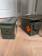 2 Leger Munitiekist / Opbergkistjes 30x19 cm, Ophalen, Overige soorten, Overige gebieden, Kist of Geocache