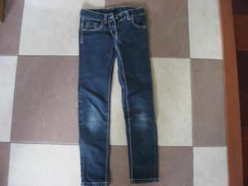 nieuwe stoere skinny meisjes jeans spijkerbroek , mt 134 beschikbaar voor biedingen