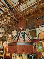 Mooie hanglamp in de Amsterdamse school stijl 44 cm doorsnee, Ophalen