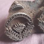 Antiek Houten Batik Stempel Indonesië Nederlands-Indië, Verzenden