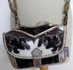 Ibiza leren schoudertas met heel veel vakken van PH&T, Sieraden, Tassen en Uiterlijk, Tassen | Damestassen, Verzenden, Zo goed als nieuw