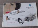 Folder Volkswagen Karmann Ghia., Ophalen of Verzenden, Zo goed als nieuw, Volkswagen
