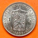 Nederland 1 gulden 1938 Wilhelmina zilver kwaliteit!, Ophalen of Verzenden, Koningin Wilhelmina, Zilver