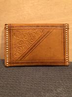 Vintage handgemaakte leren portemonnee, Overige merken, Bruin, Ophalen of Verzenden, Zo goed als nieuw