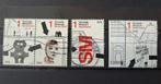NL stedelijk museum 4 x, Postzegels en Munten, Postzegels | Nederland, Ophalen of Verzenden, Na 1940, Gestempeld