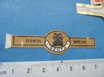 Oude sigarenband GENTA Breda., Ophalen of Verzenden, Zo goed als nieuw, Sigarenbandjes