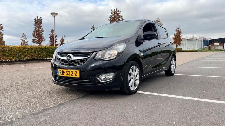Opel Karl 1.0 Innovation 2017 Zwart - APK - NAP - CarPlay, Auto's, Opel, Particulier, Karl, ABS, Adaptieve lichten, Airbags, Airconditioning