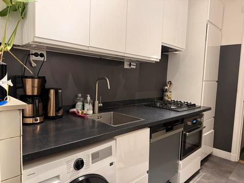 Moet weg! Mooie witte hoogglans IKEA keuken, Huis en Inrichting, Keuken | Complete keukens, Zo goed als nieuw, Enkelwandige keuken