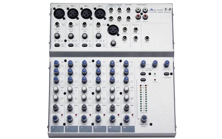 ✅Alto S8 Recording Mixer Alto S-8 Mixer, Muziek en Instrumenten, Mengpanelen, Gebruikt, 5 tot 10 kanalen, Microfooningang, Ophalen of Verzenden