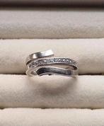 Zilveren ring Fossil maat 18, Gebruikt, Verzenden, Dame, Zilver