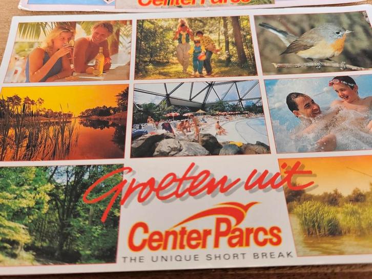 Centerparcs ansichtkaarten, Verzamelen, Overige Verzamelen, Ophalen of Verzenden
