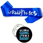 Sjerp en button set Daddy to Be, Versiering, Nieuw, Ophalen of Verzenden, Info@sweet-one.nl