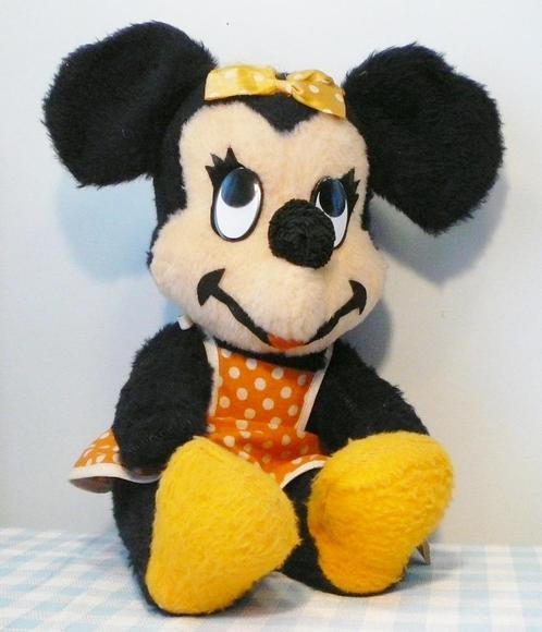 Vintage Minnie Mouse knuffel figuur 40 cm oud Mickey Mouse, Verzamelen, Disney, Gebruikt, Knuffel, Mickey Mouse, Ophalen of Verzenden