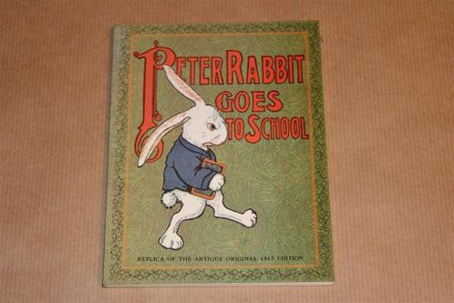 Pieter Konijn Gaat naar School — Replica van Editie [1917], Boeken, Prentenboeken en Plaatjesalbums, Gelezen, Ophalen of Verzenden