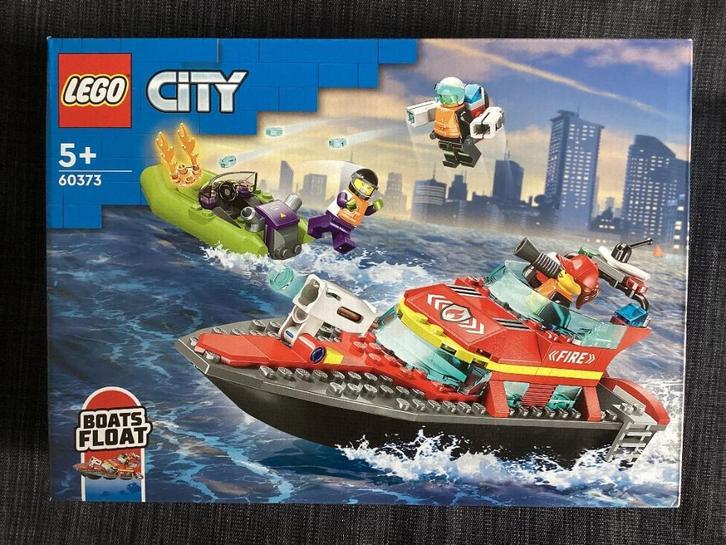 NIEUW Lego City Brandweer Reddingsboot (60373), Kinderen en Baby's, Speelgoed | Duplo en Lego, Nieuw, Lego, Complete set, Ophalen of Verzenden
