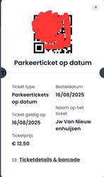 Walibi parkeerkaart vandaag, 16 aug, Tickets en Kaartjes, Eén persoon