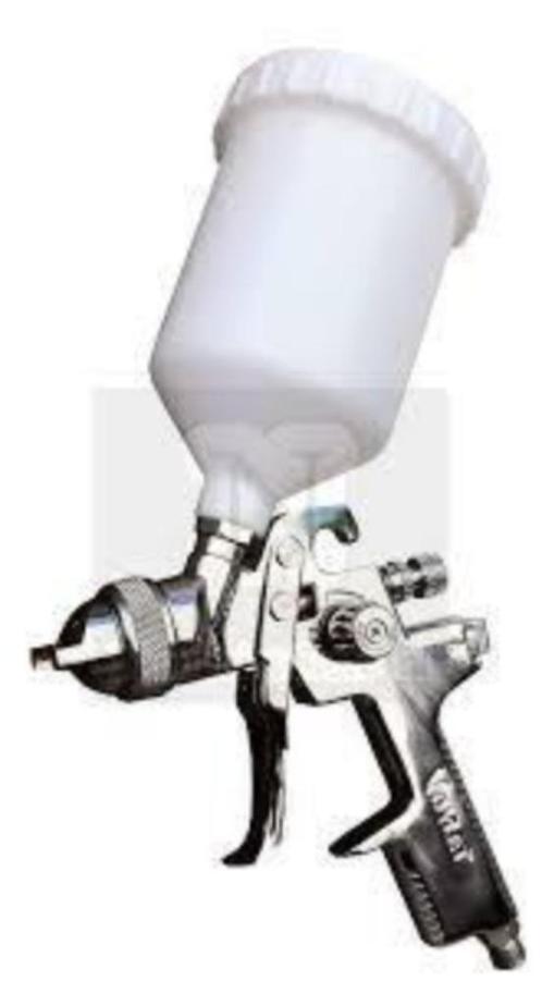 Nw professionele HVLP verfspuit met bovenbeker, Auto diversen, Autogereedschap, Nieuw, Ophalen of Verzenden
