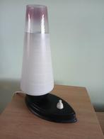 Mid century tafellamp, jaren 60, Ophalen of Verzenden, Zo goed als nieuw, Glas