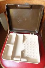 Naaidoos - Retro jaren 70 - Curver - L26xB24xH8cm, Ophalen, Zo goed als nieuw, Overige typen