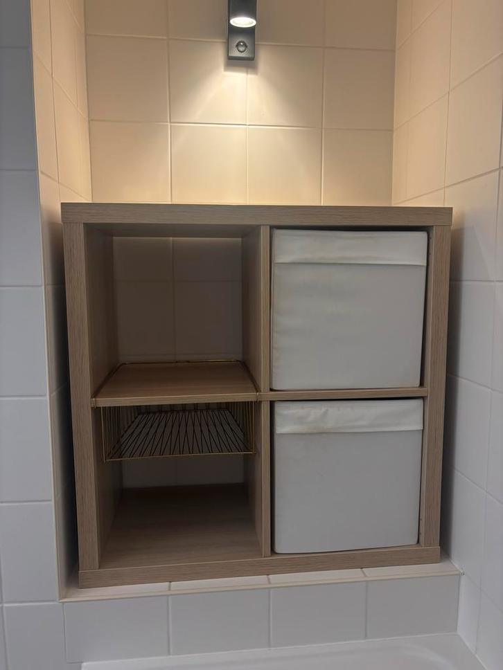 IKEA Kast met Mandjes & Rekje, Huis en Inrichting, Kasten | Boekenkasten, Gebruikt, 50 tot 100 cm, Minder dan 100 cm, 25 tot 50 cm