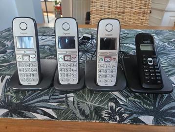 Gigaset, 4 toestellen beschikbaar voor biedingen