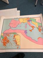 Oude Schoolplaat - De Oude Wereld (Het Westen), Ophalen of Verzenden, Geschiedenis