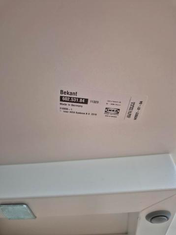 Ikea bureau wit - afbeelding 3