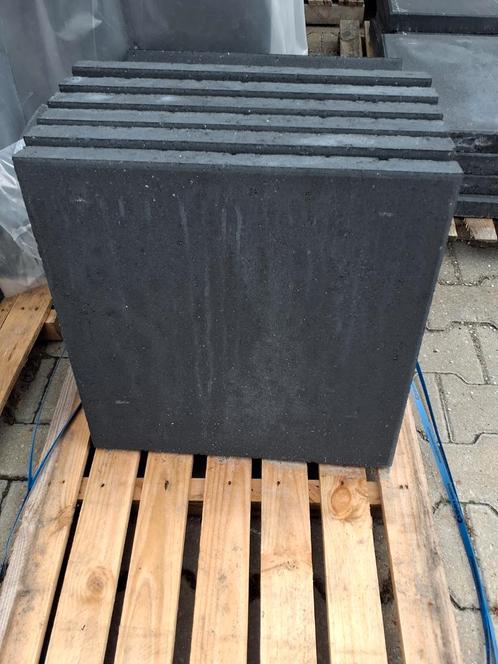 50x50x5cm tegels - zwart - ZVK met mini facet, Tuin en Terras, Tegels en Klinkers, Nieuw, Klinkers, Beton, 10 m² of meer, Ophalen of Verzenden