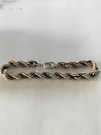 Antieke zilveren grove koort armband., Verzenden, Zo goed als nieuw, Zilver, Zilver