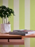 GROEN STREPEN Behang, Huis en Inrichting, Stoffering | Behang, Ophalen of Verzenden, Minder dan 10 m², Groen, STREEP