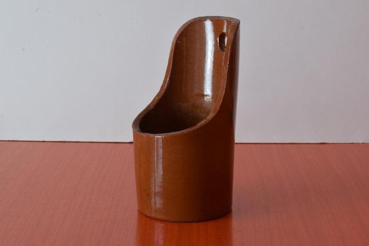 Retro vintage jaren 70 hang bloempot / plantenhanger, Antiek en Kunst, Antiek | Keramiek en Aardewerk, Ophalen of Verzenden