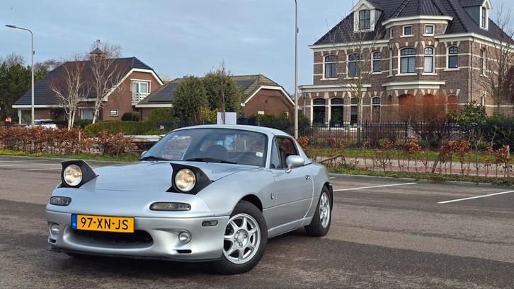 Mazda Mx5 NA 1.8 Roestvrij, Gerestaureerd+ hardtop!, Auto's, Mazda, Particulier, MX-5, ABS, Airbags, Elektrische ramen, Metallic lak