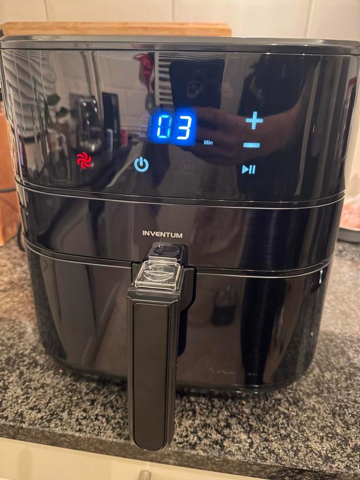 NIEUW! Inventum Heteluchtfriteuse GF500HLDB, Witgoed en Apparatuur, Airfryers, Nieuw, Airfryer, 1000 t/m 1499 gram, Ophalen
