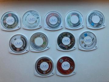 Playstation PSP UMD Games - Collectie van 11 Spellen beschikbaar voor biedingen
