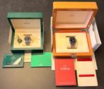 Rolex Air King en Omega Seamaster, Ophalen, Staal, Polshorloge, Zo goed als nieuw