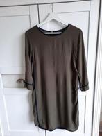 Freequent Legergroene Viscose Jurk Maat S 36, Freequent, Ophalen of Verzenden, Zo goed als nieuw, Knielengte