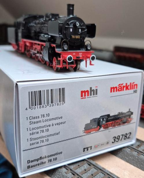 Marklin 39782 BR78 MFX full sound stoomloc met rookgenorator, Hobby en Vrije tijd, Modeltreinen | H0, Zo goed als nieuw, Locomotief