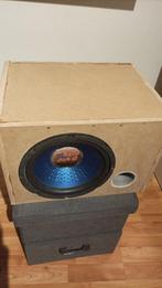 10" subwoofer 150 watt rms 4ohm (45Hz tuned kist), Ophalen, Zo goed als nieuw