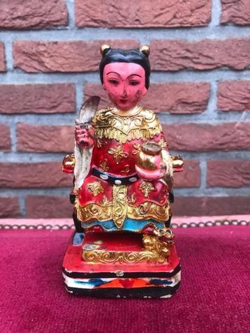 antiek Chinees tempelbeeldje beschikbaar voor biedingen