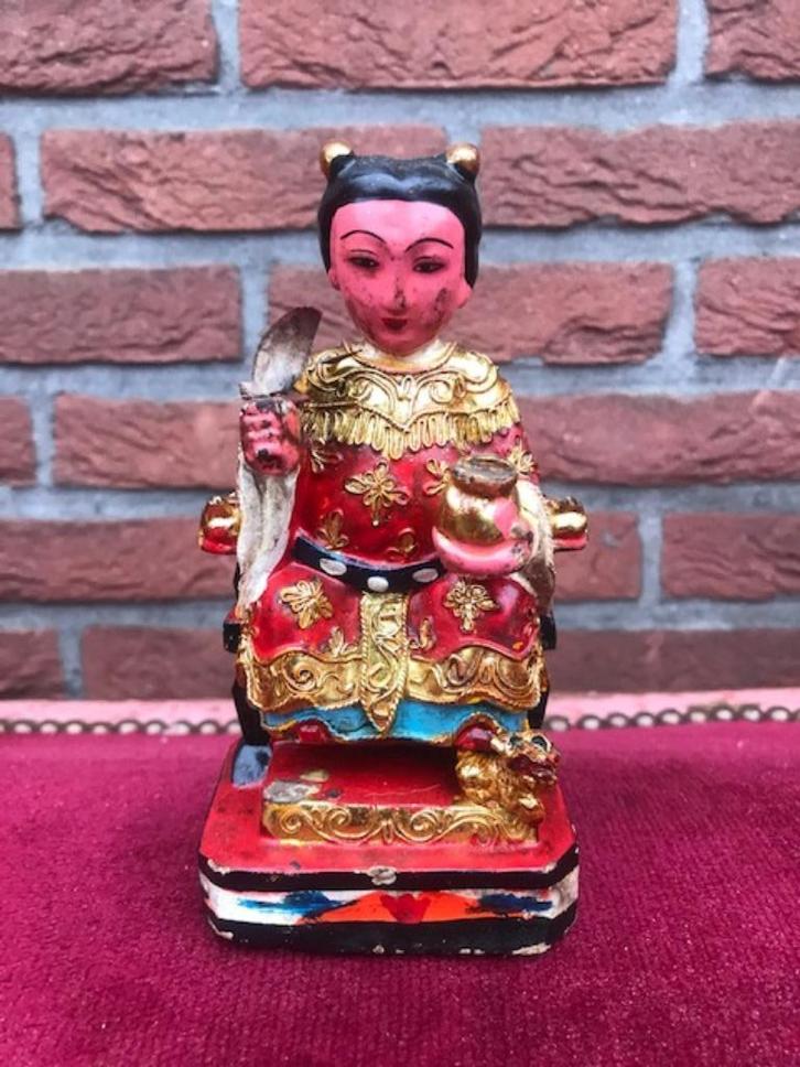 antiek Chinees tempelbeeldje, Antiek en Kunst, Kunst | Niet-Westerse kunst, Ophalen of Verzenden
